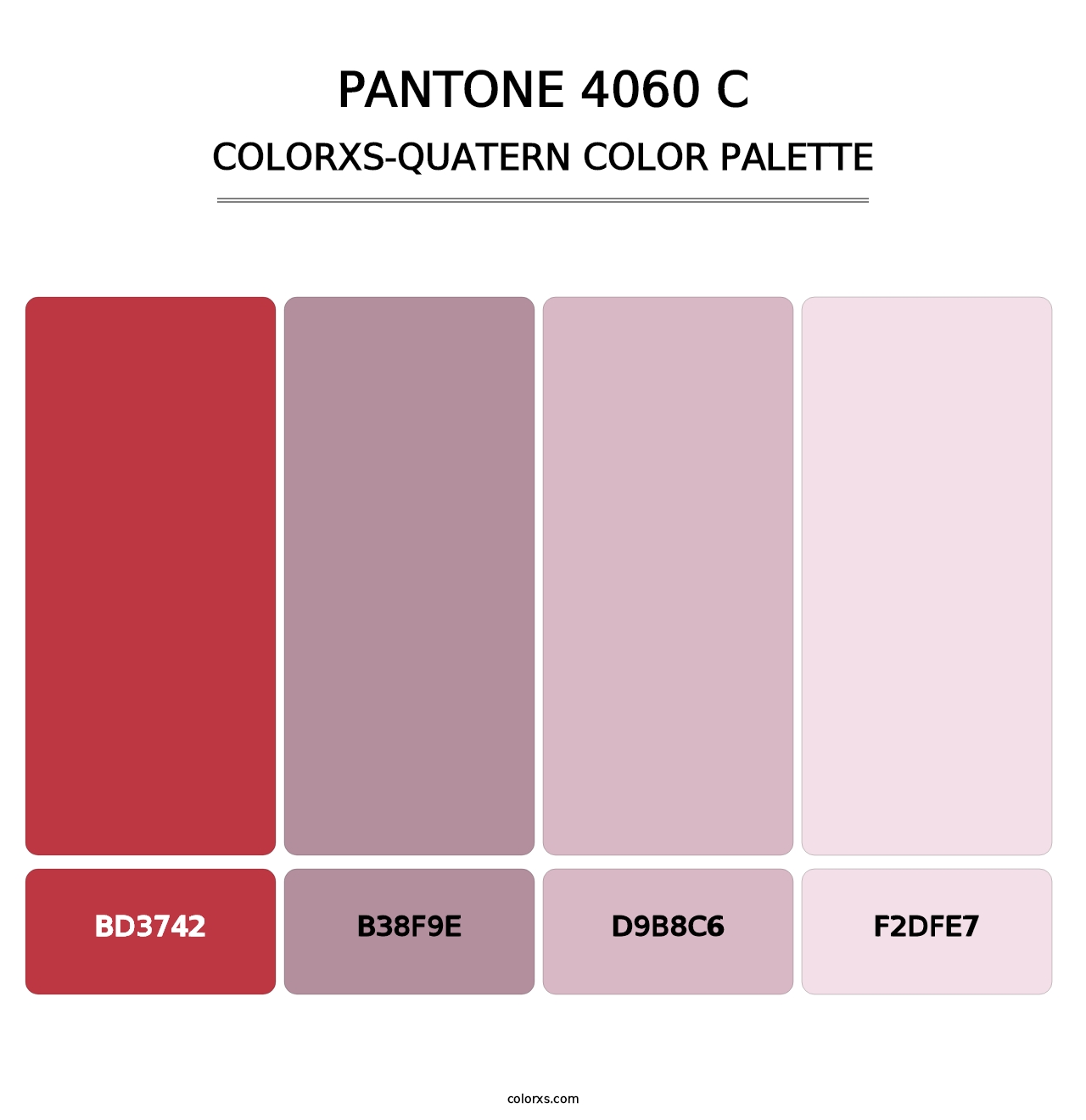 PANTONE 4060 C - Colorxs Quatern Palette