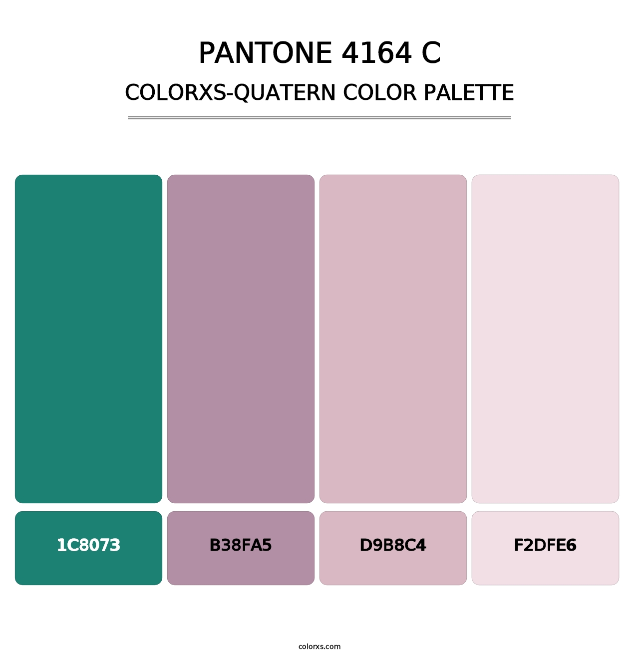 PANTONE 4164 C - Colorxs Quatern Palette