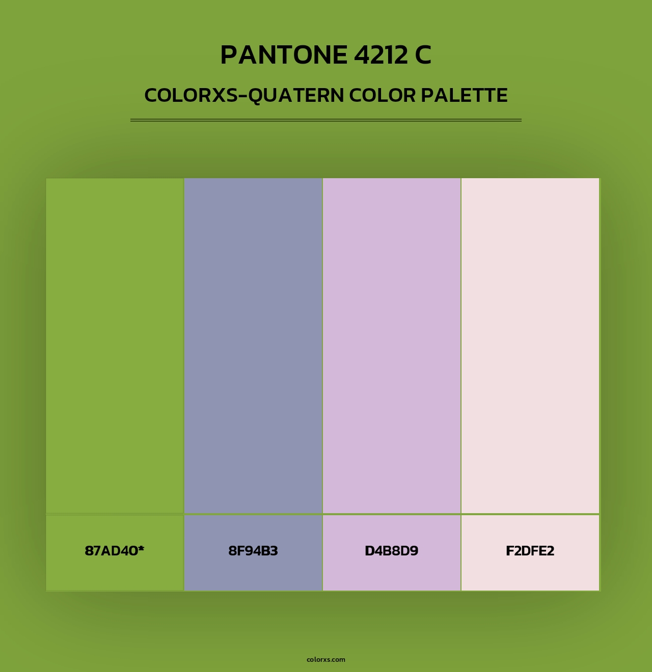 PANTONE 4212 C - Colorxs Quad Palette