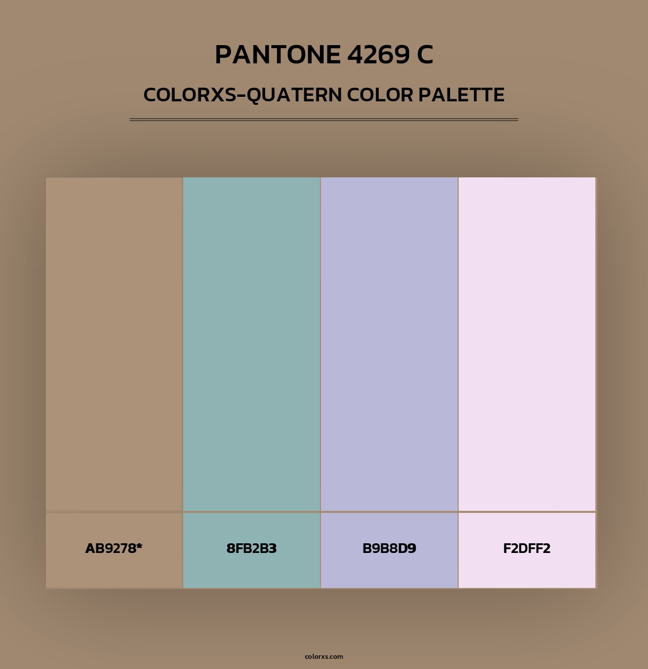 PANTONE 4269 C - Colorxs Quad Palette