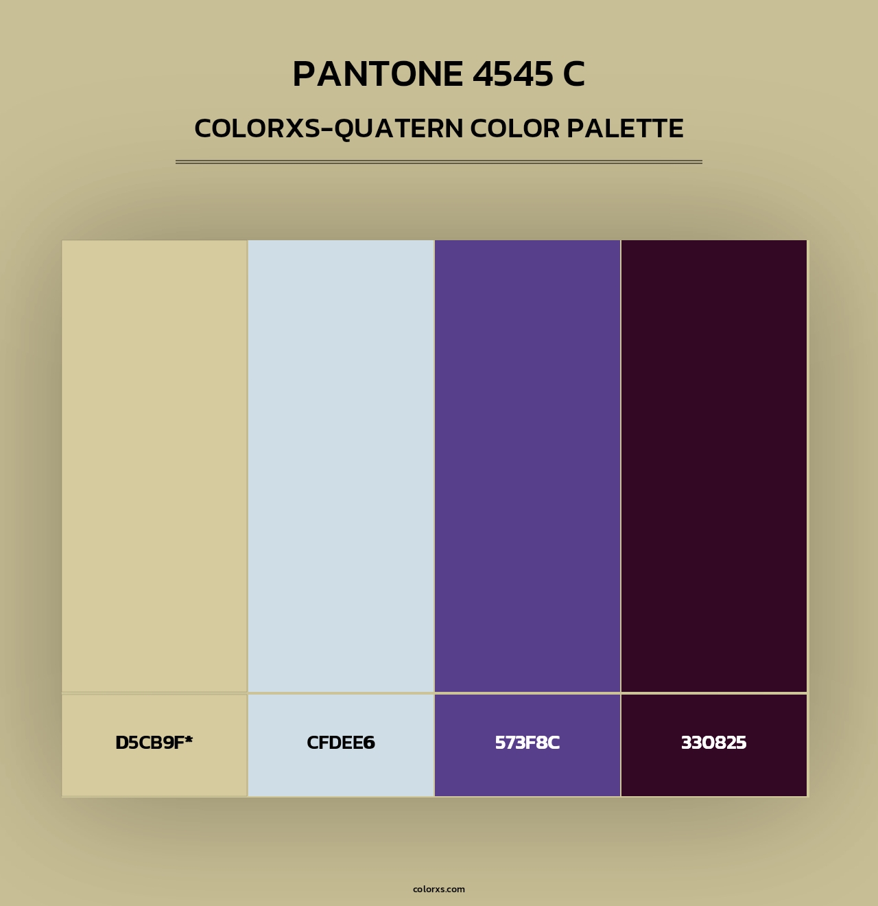PANTONE 4545 C - Colorxs Quad Palette