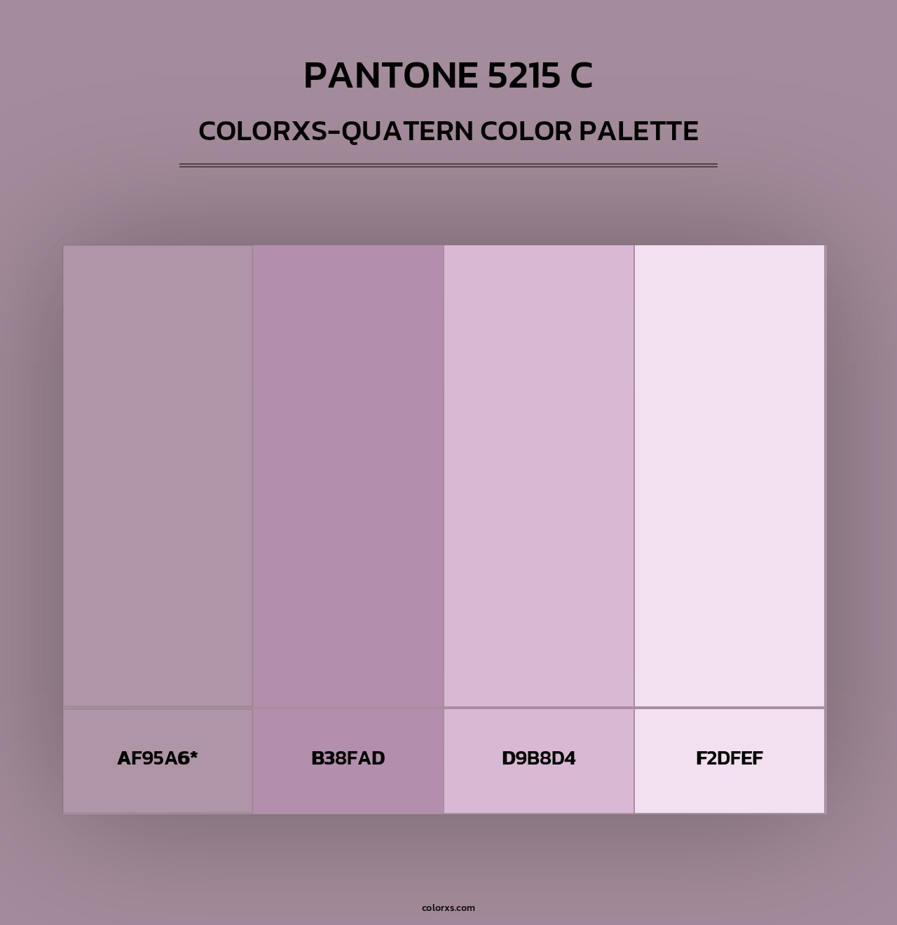 PANTONE 5215 C - Colorxs Quad Palette