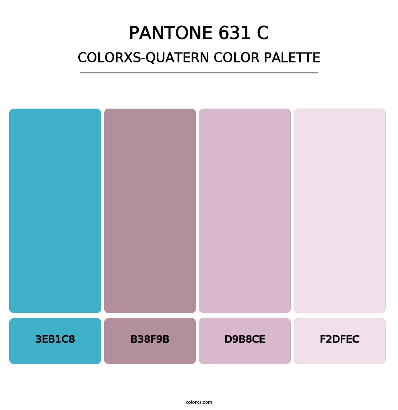 PANTONE 631 C - Colorxs Quatern Palette