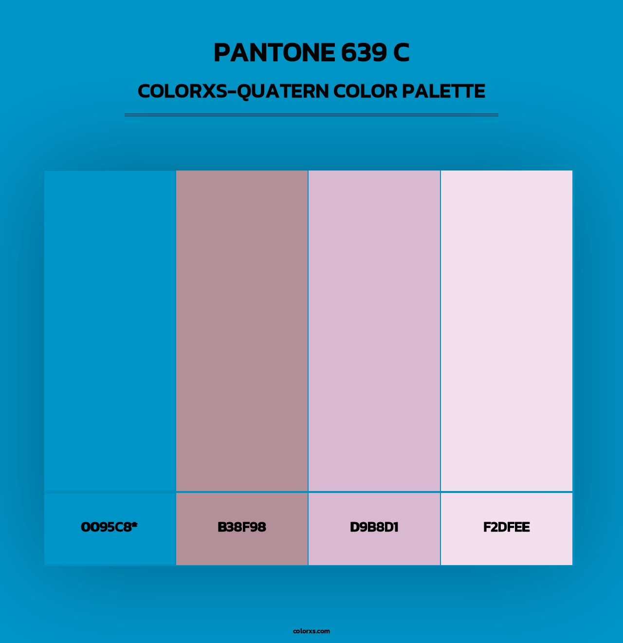 PANTONE 639 C - Colorxs Quad Palette