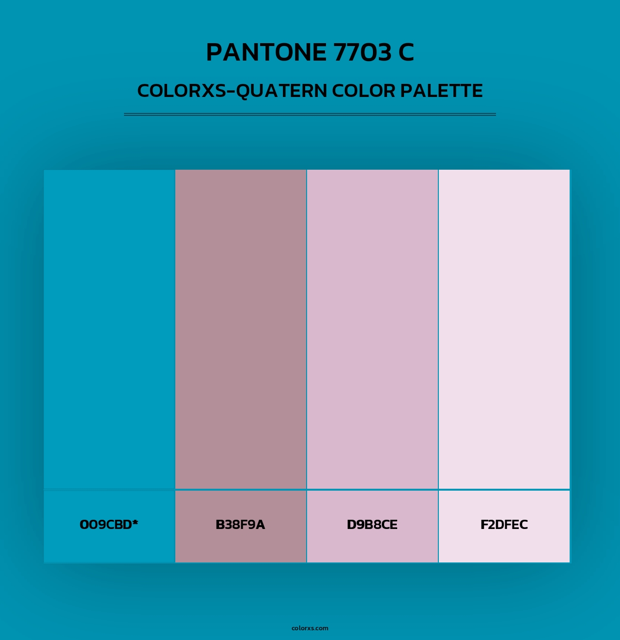 PANTONE 7703 C - Colorxs Quad Palette