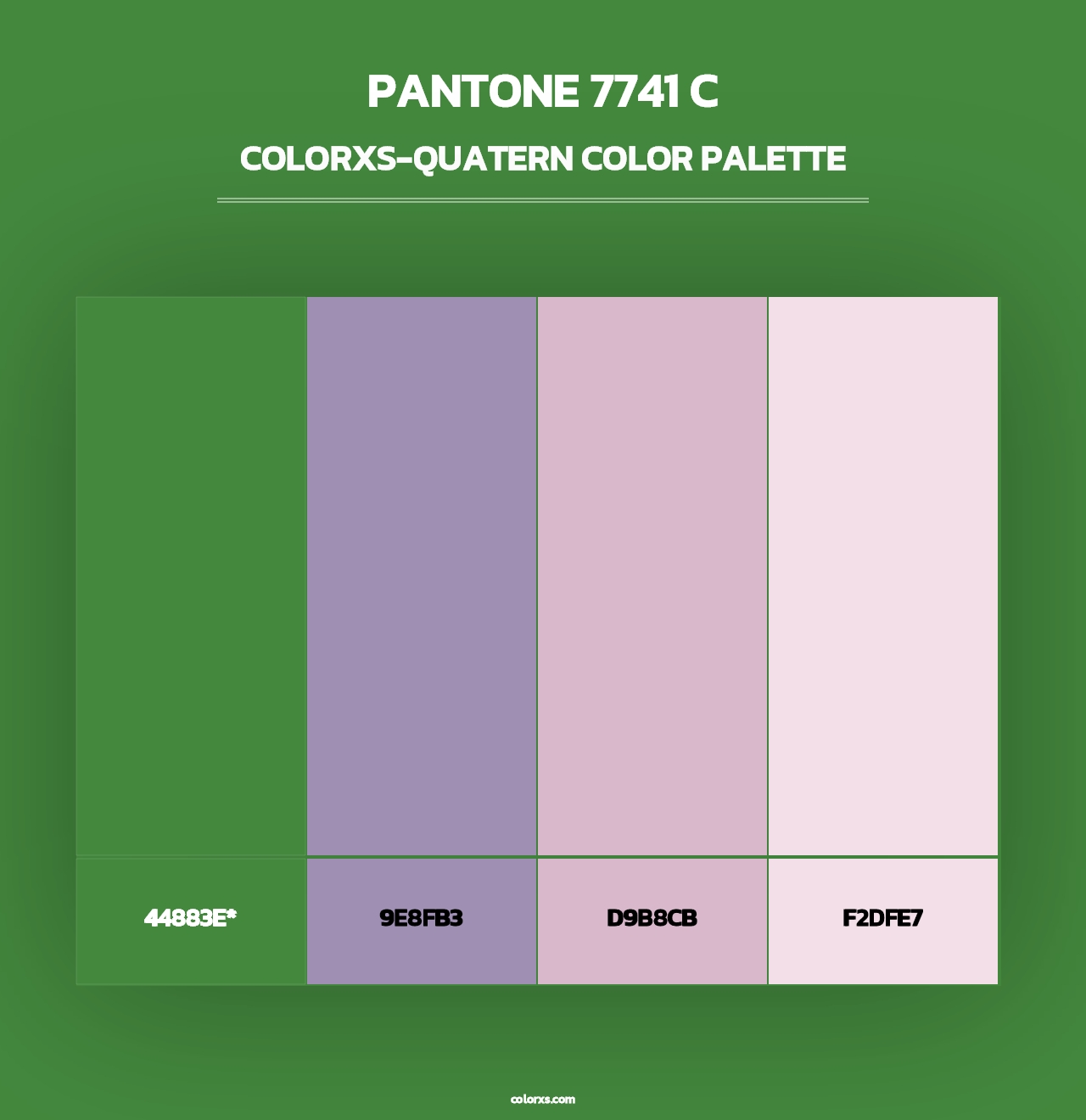PANTONE 7741 C - Colorxs Quad Palette