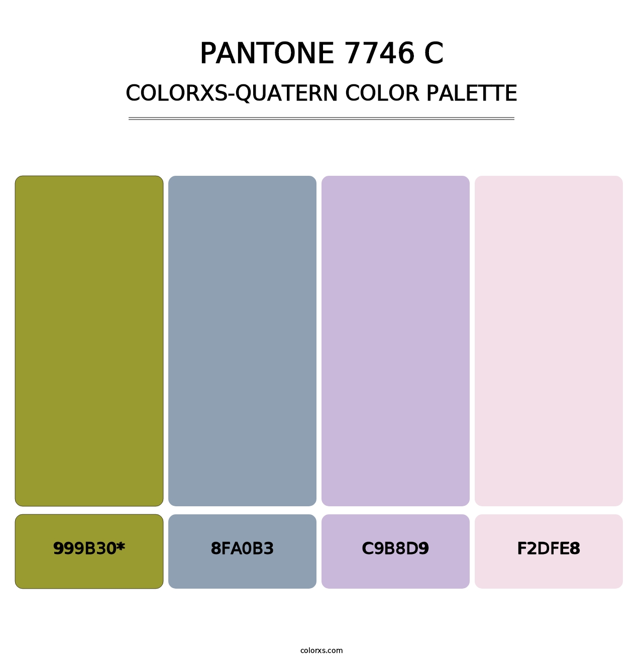 PANTONE 7746 C - Colorxs Quatern Palette