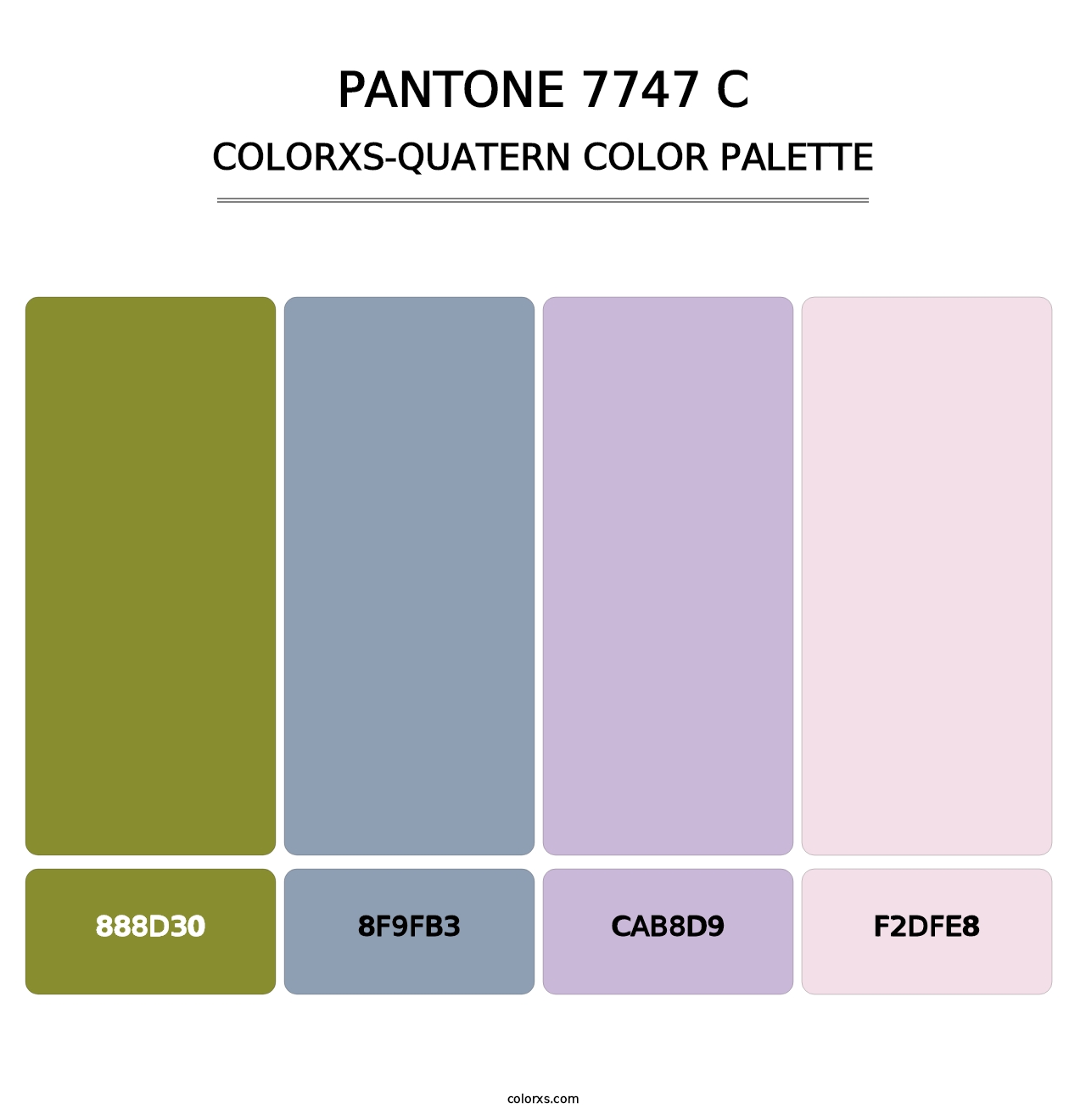 PANTONE 7747 C - Colorxs Quatern Palette