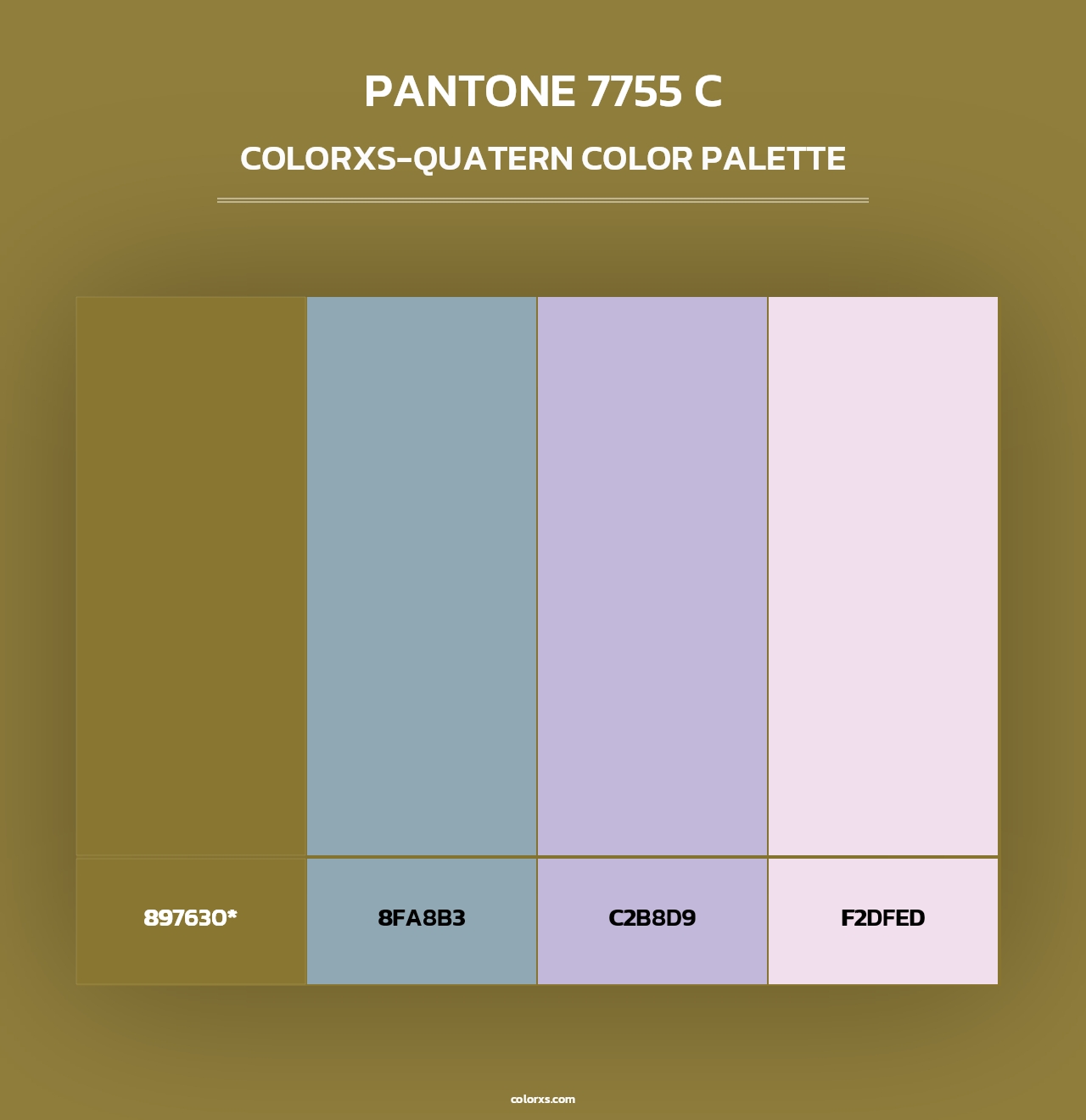 PANTONE 7755 C - Colorxs Quad Palette