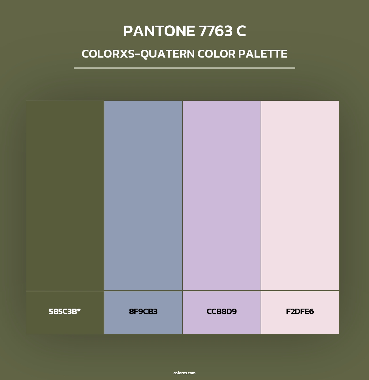 PANTONE 7763 C - Colorxs Quad Palette