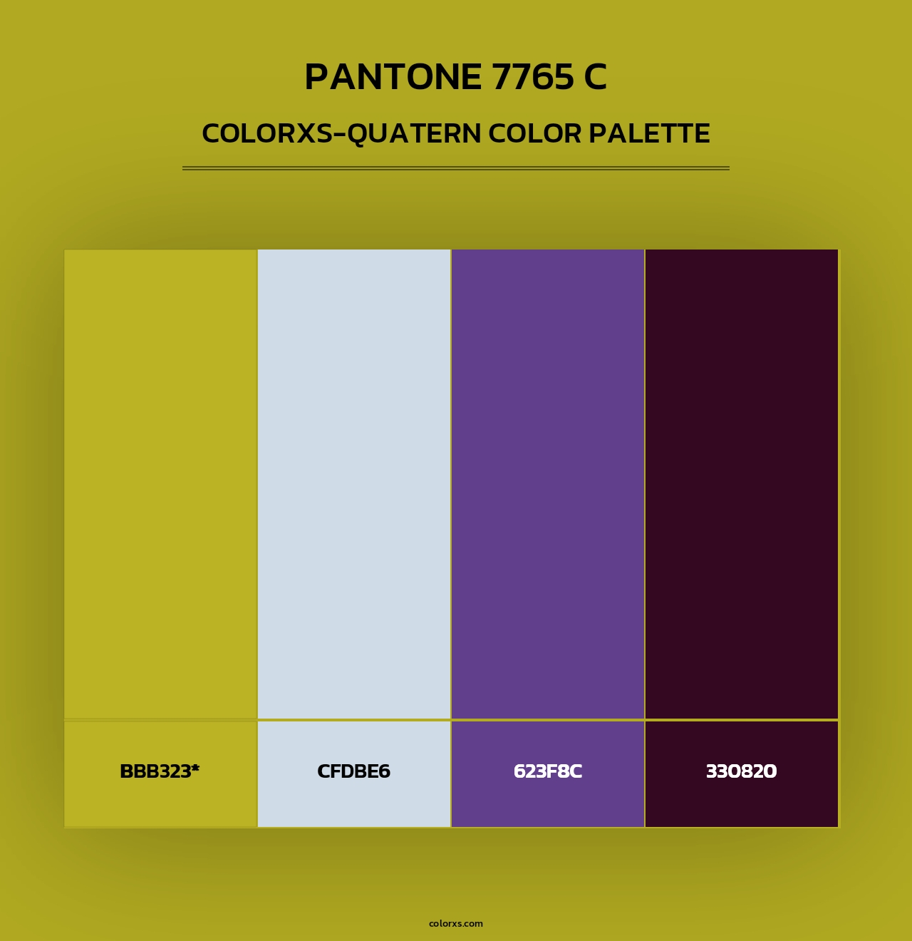 PANTONE 7765 C - Colorxs Quad Palette