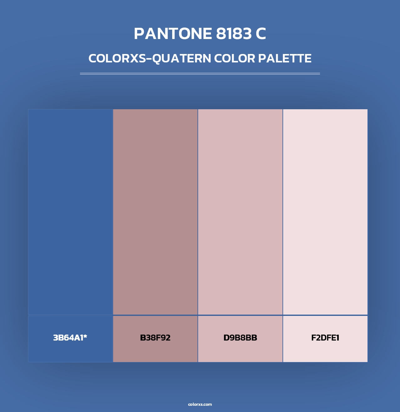 PANTONE 8183 C - Colorxs Quad Palette