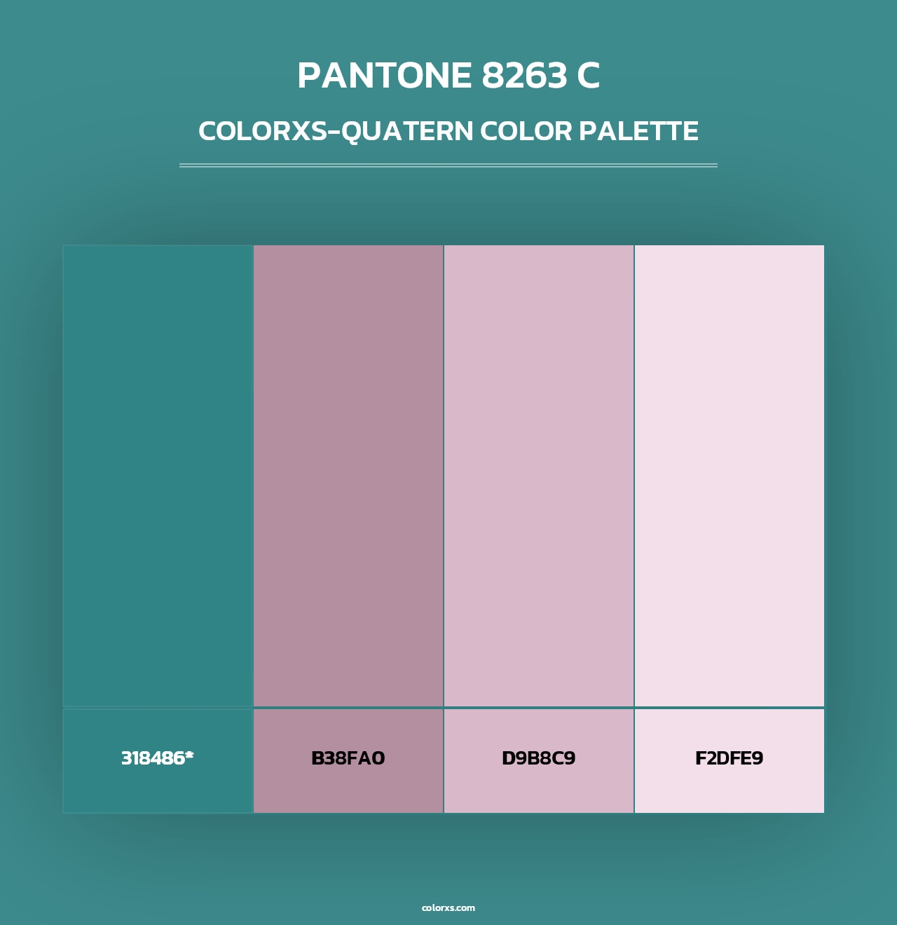 PANTONE 8263 C - Colorxs Quad Palette
