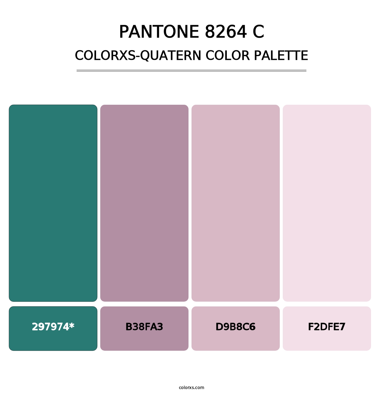 PANTONE 8264 C - Colorxs Quatern Palette