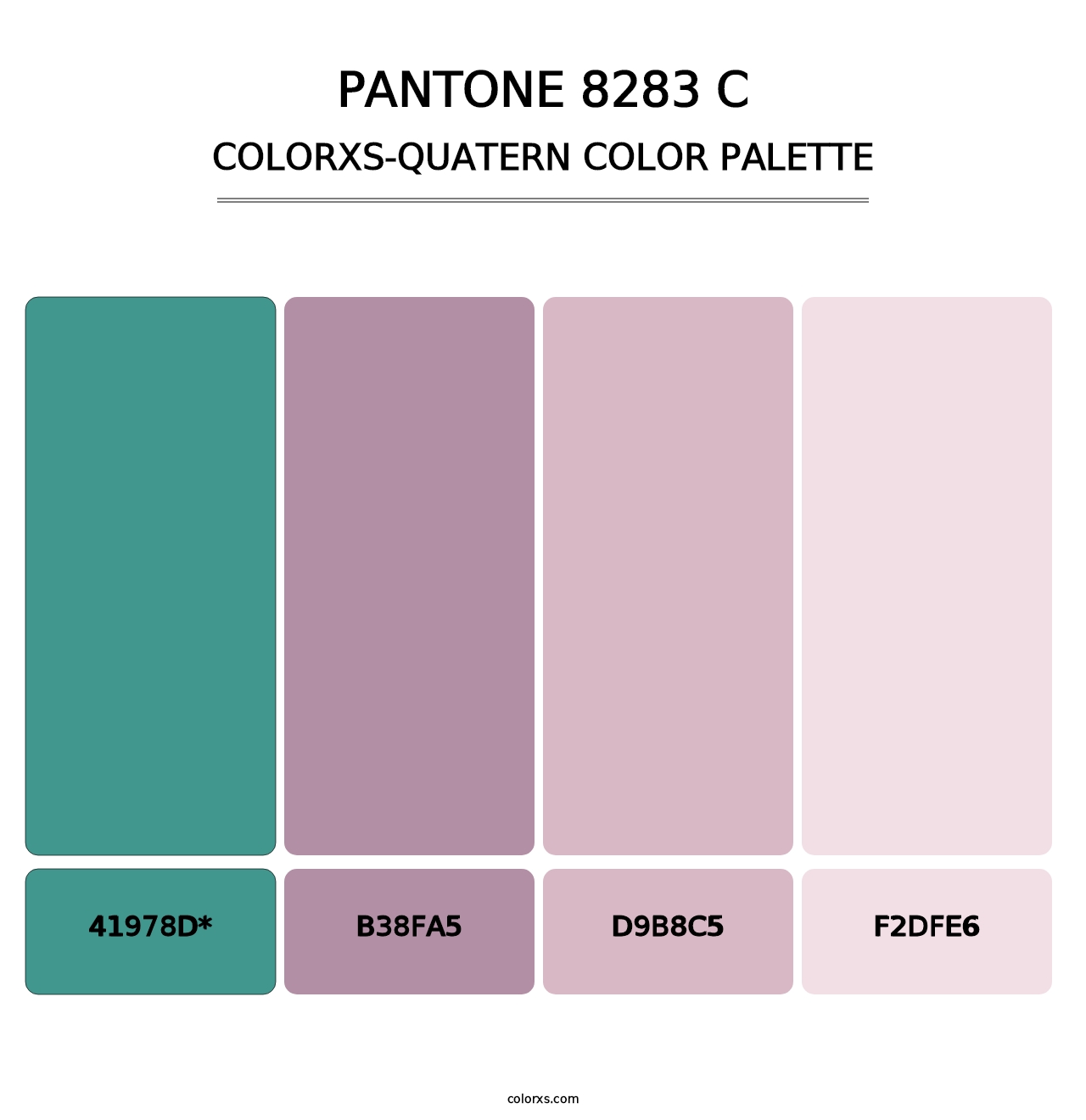 PANTONE 8283 C - Colorxs Quatern Palette
