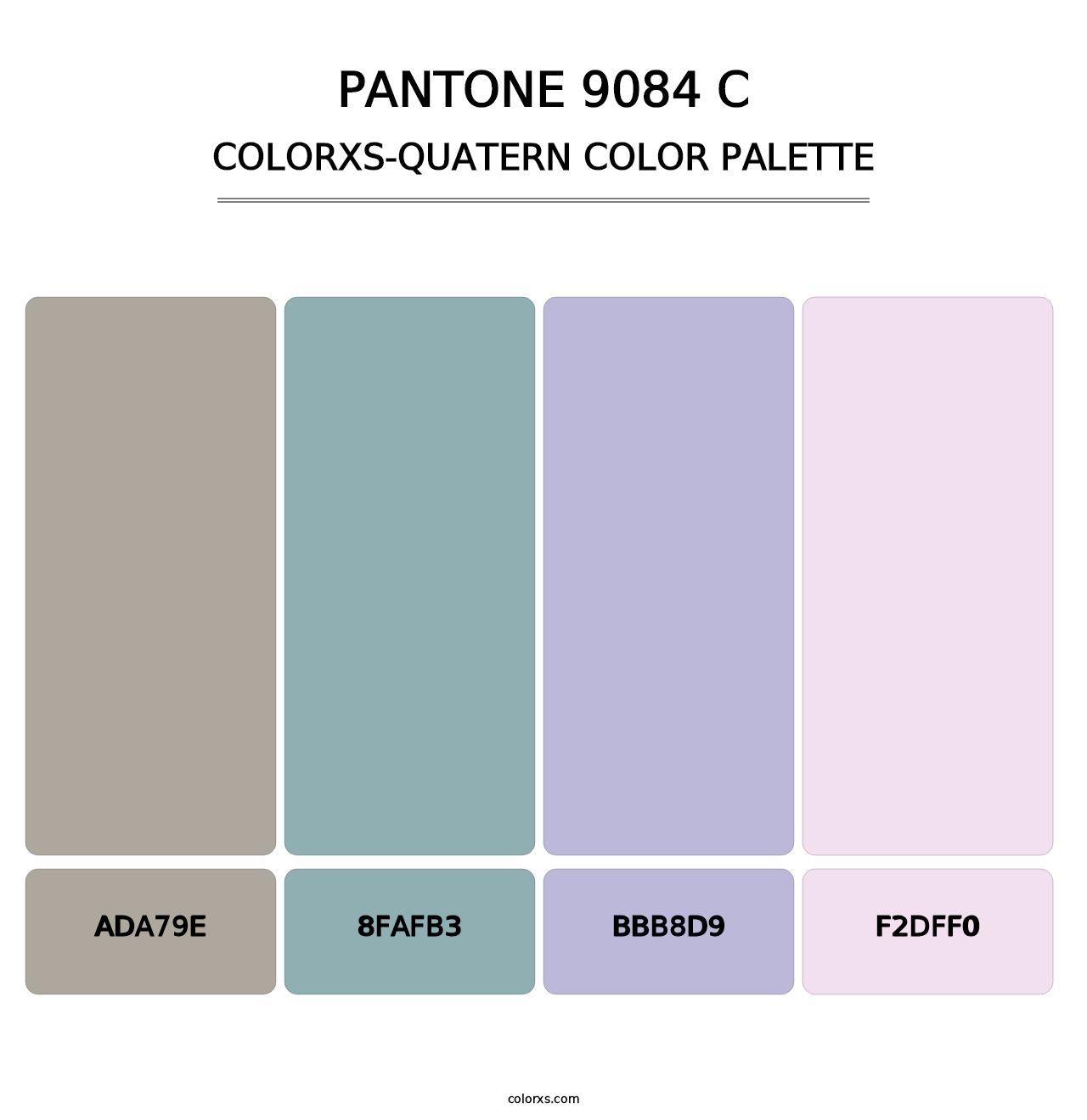 PANTONE 9084 C - Colorxs Quatern Palette