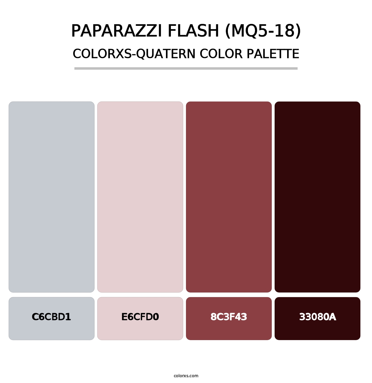 Paparazzi Flash (MQ5-18) - Colorxs Quatern Palette
