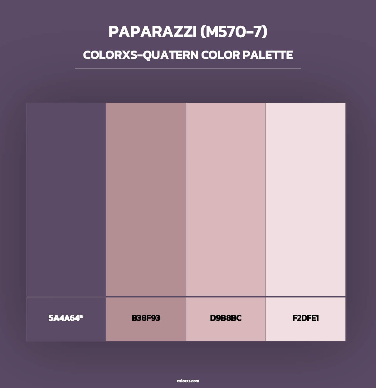 Paparazzi (M570-7) - Colorxs Quad Palette