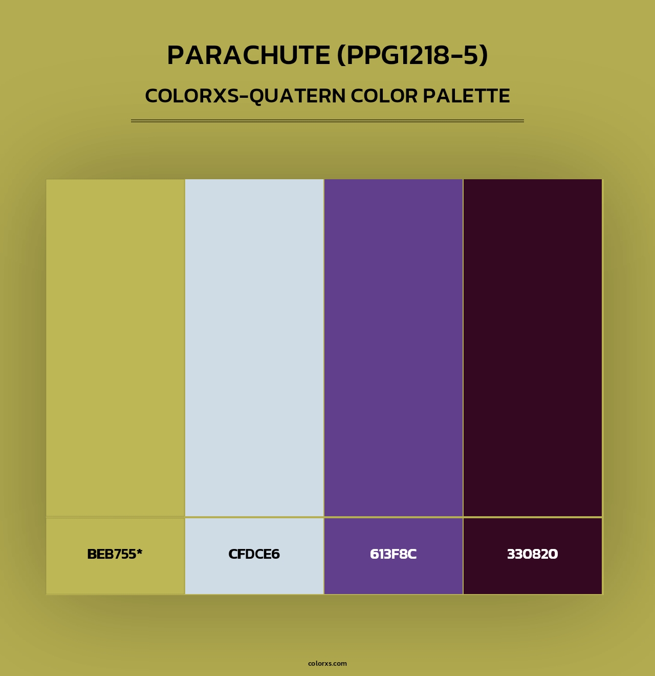 Parachute (PPG1218-5) - Colorxs Quad Palette