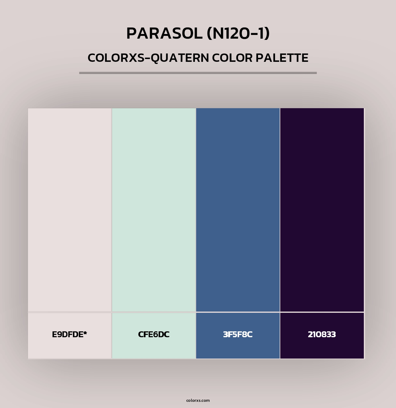Parasol (N120-1) - Colorxs Quad Palette
