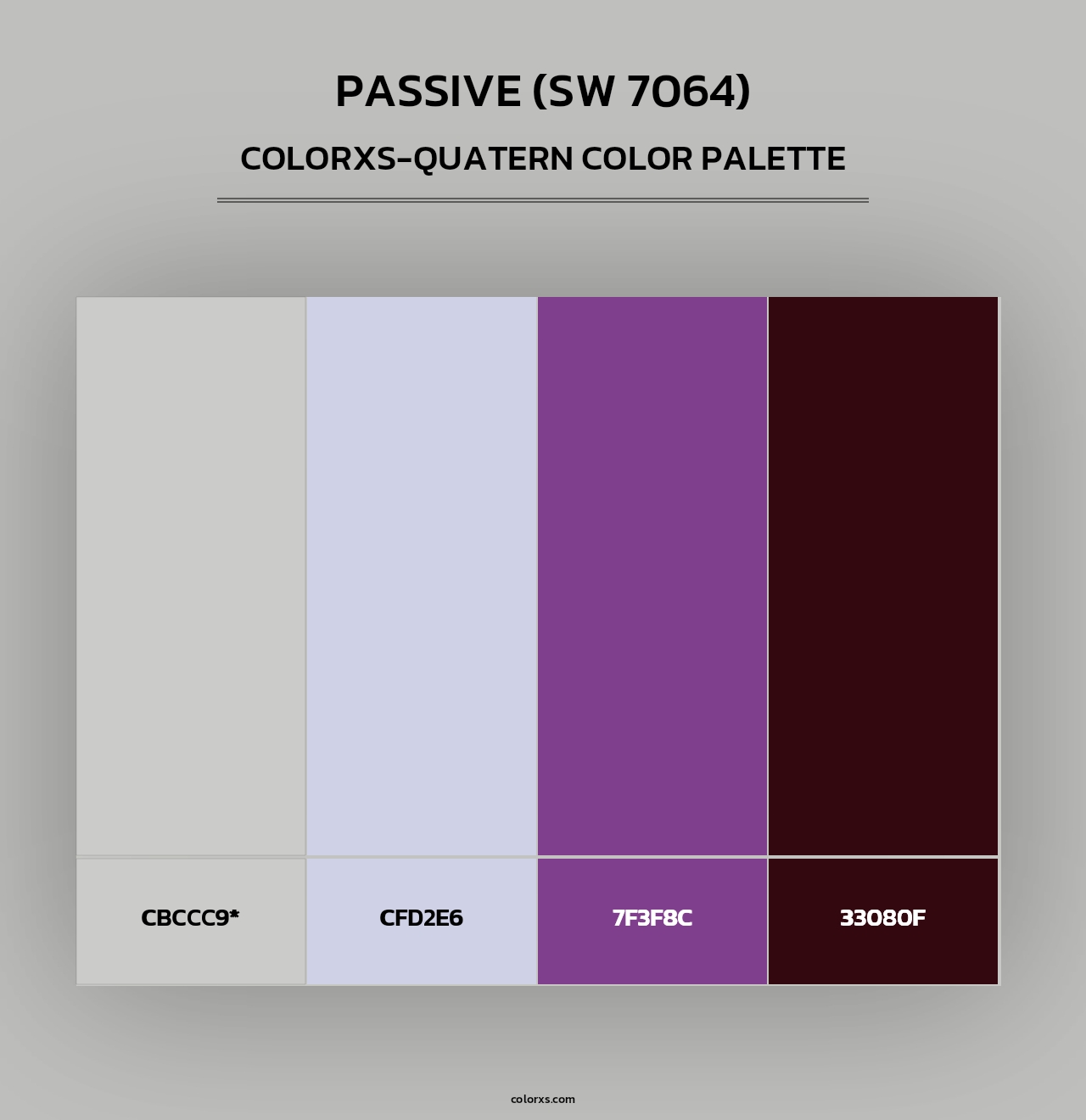 Passive (SW 7064) - Colorxs Quad Palette