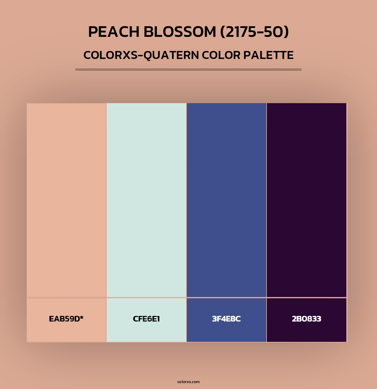 Peach Blossom (2175-50) - Colorxs Quad Palette