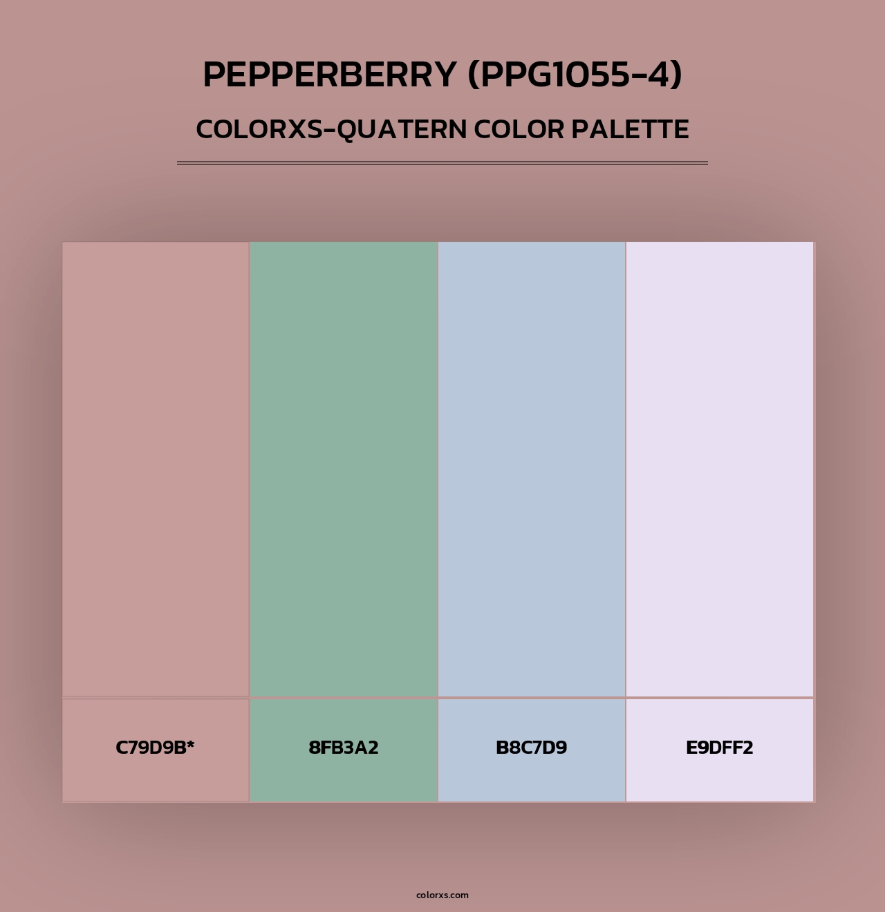 Pepperberry (PPG1055-4) - Colorxs Quad Palette