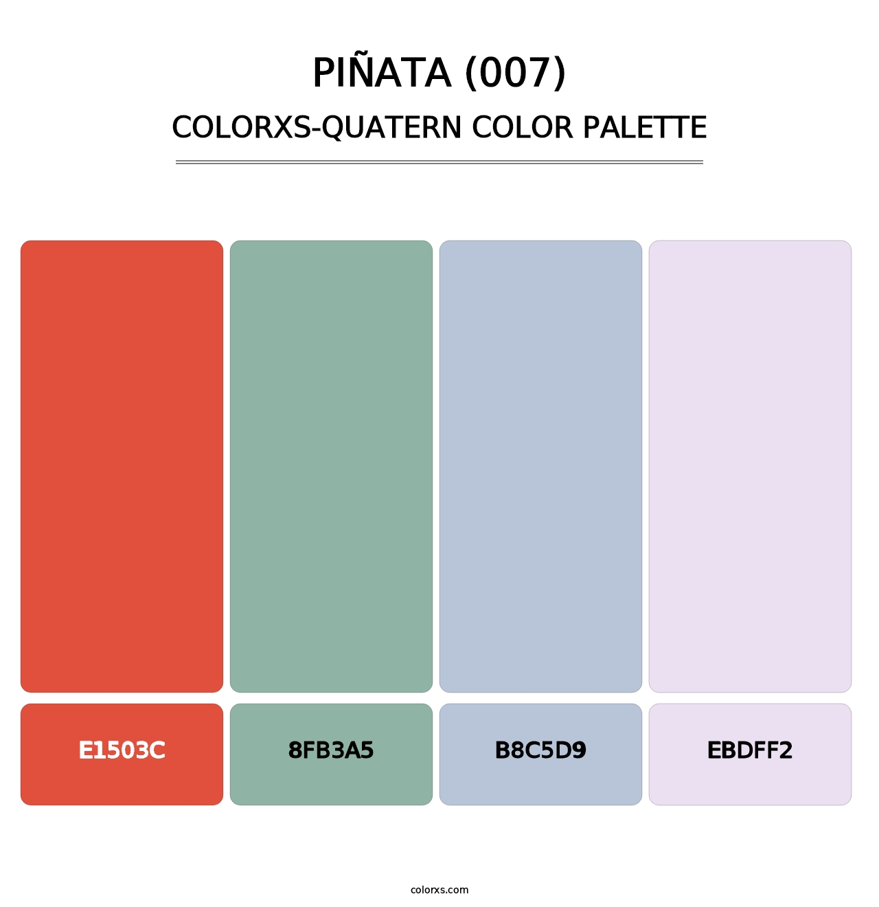 Piñata (007) - Colorxs Quatern Palette