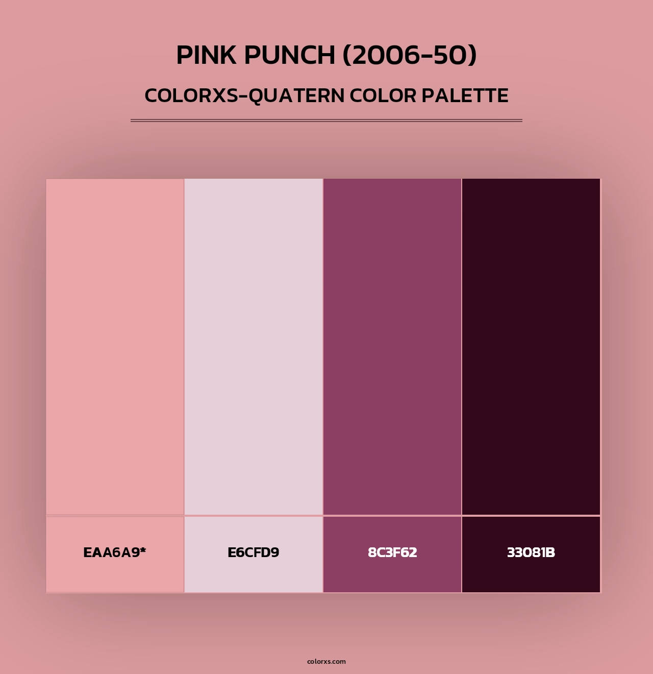 Pink Punch (2006-50) - Colorxs Quad Palette