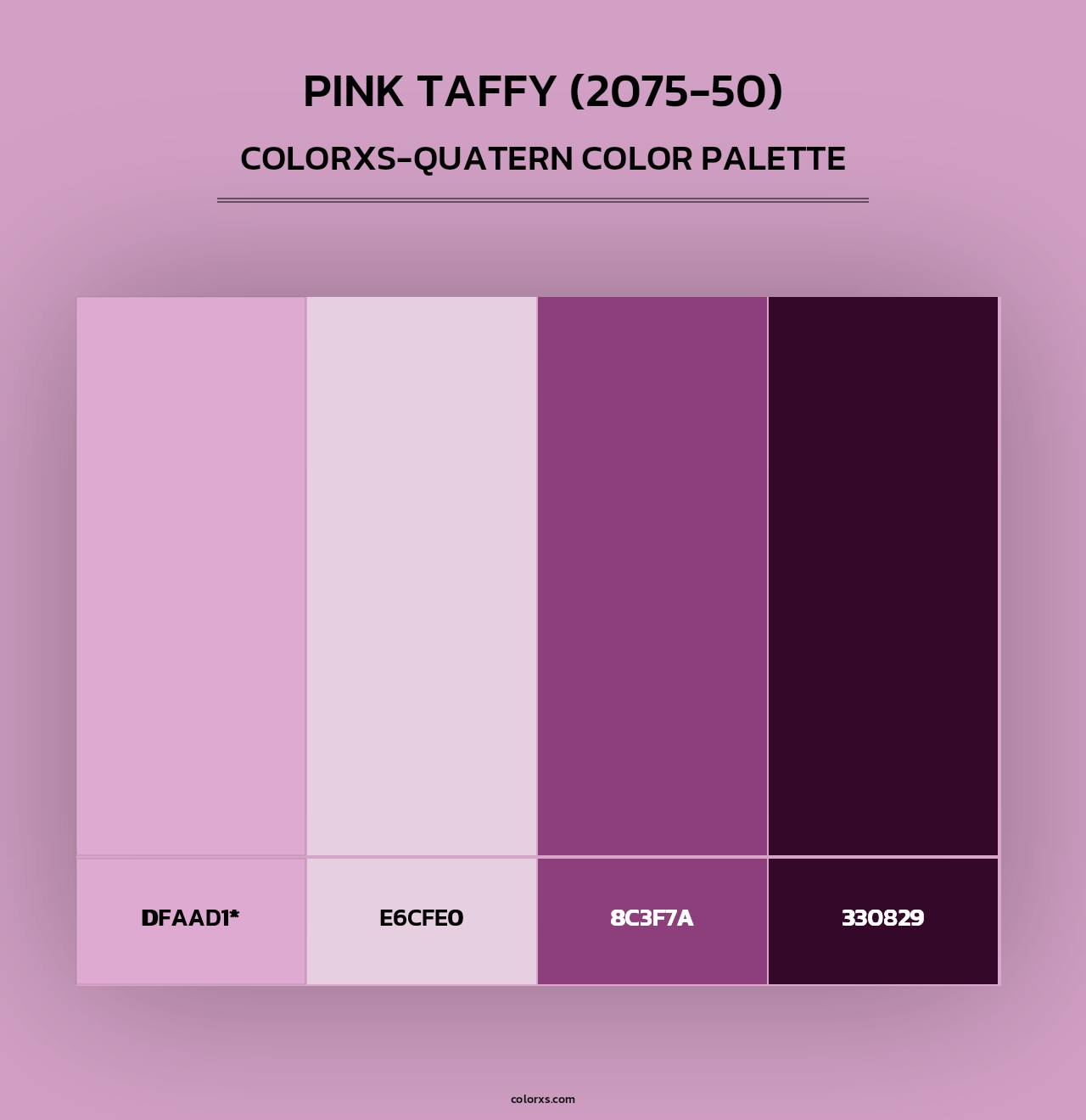 Pink Taffy (2075-50) - Colorxs Quad Palette