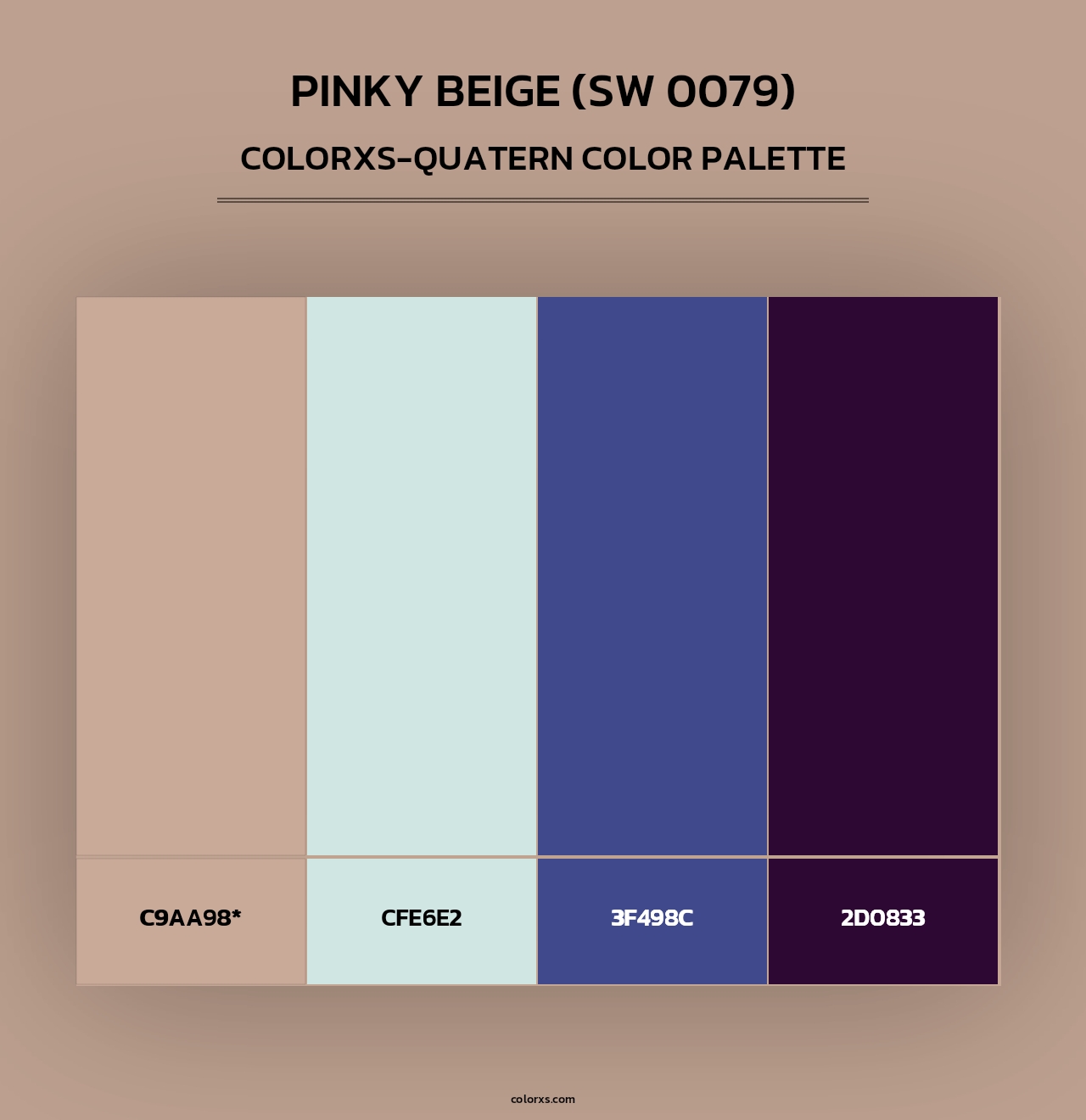 Pinky Beige (SW 0079) - Colorxs Quad Palette