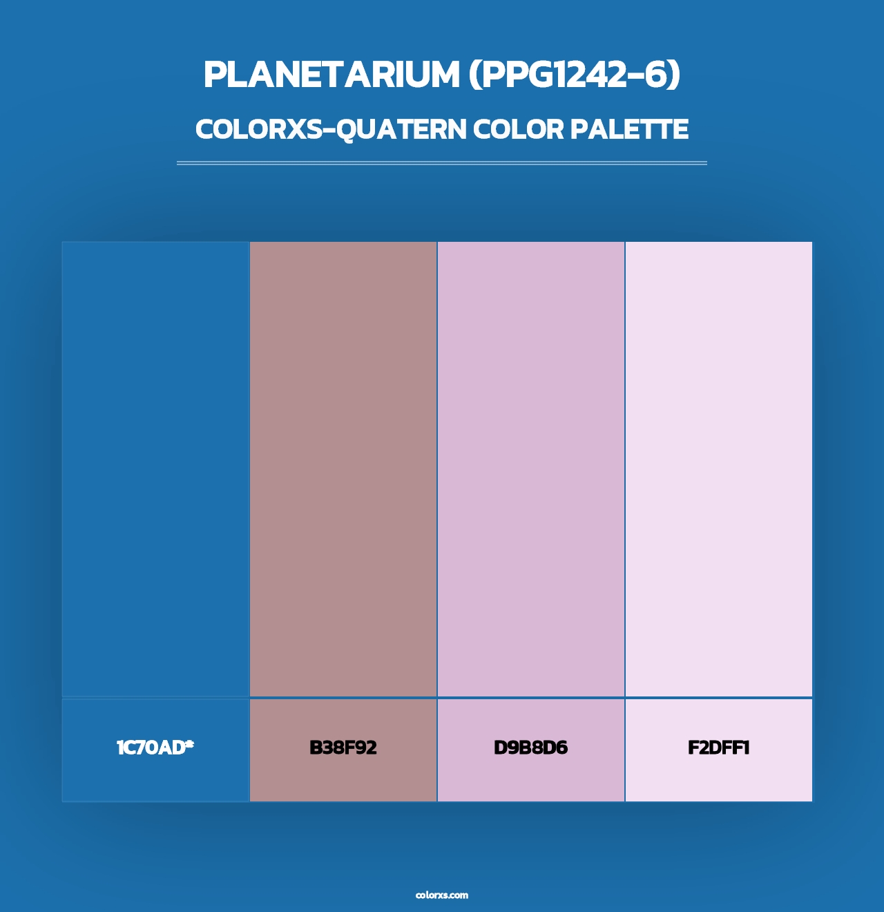 Planetarium (PPG1242-6) - Colorxs Quad Palette