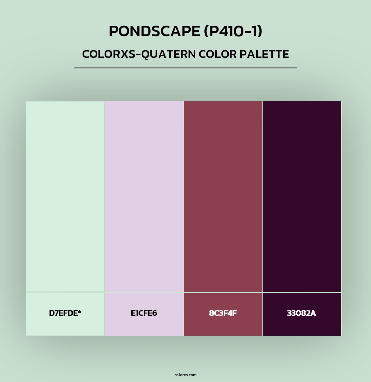 Pondscape (P410-1) - Colorxs Quad Palette
