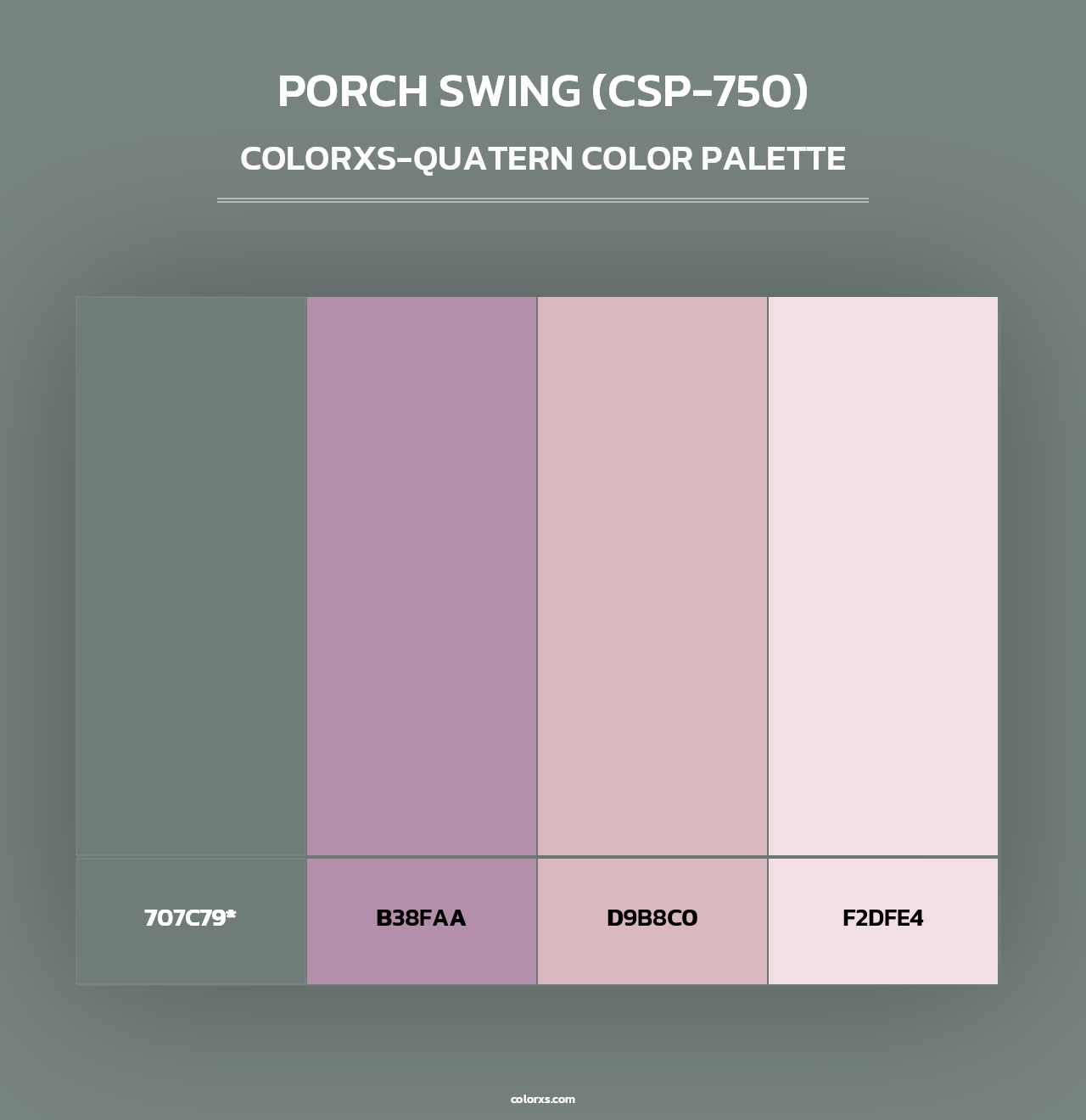 Porch Swing (CSP-750) - Colorxs Quad Palette
