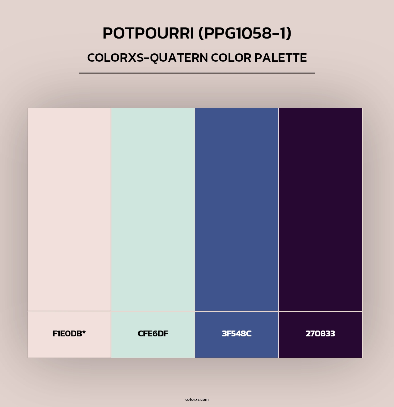 Potpourri (PPG1058-1) - Colorxs Quad Palette