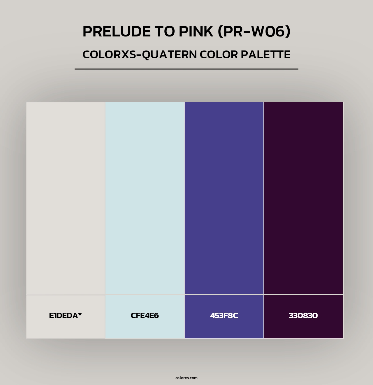 Prelude To Pink (PR-W06) - Colorxs Quad Palette