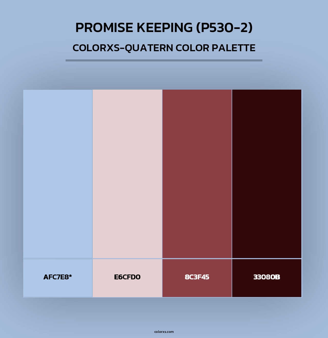 Promise Keeping (P530-2) - Colorxs Quad Palette