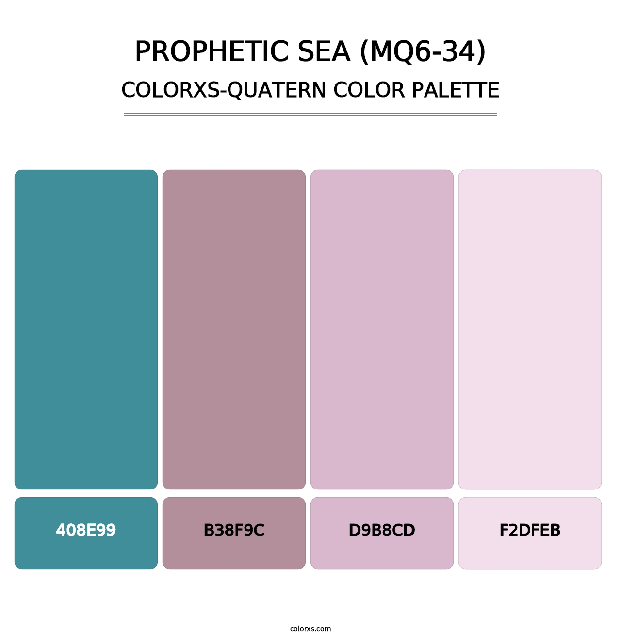 Prophetic Sea (MQ6-34) - Colorxs Quatern Palette