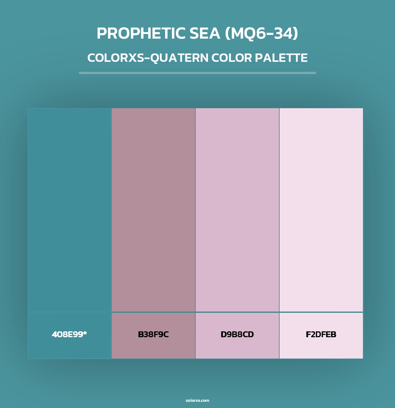 Prophetic Sea (MQ6-34) - Colorxs Quad Palette