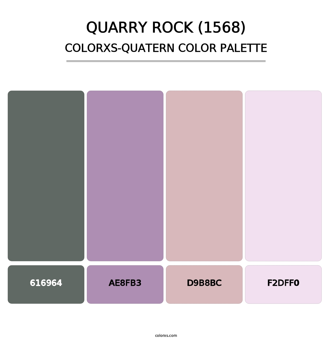 Quarry Rock (1568) - Colorxs Quatern Palette