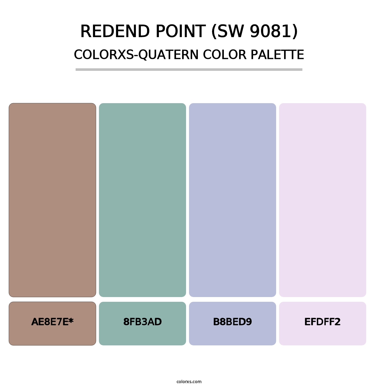 Redend Point (SW 9081) - Colorxs Quatern Palette