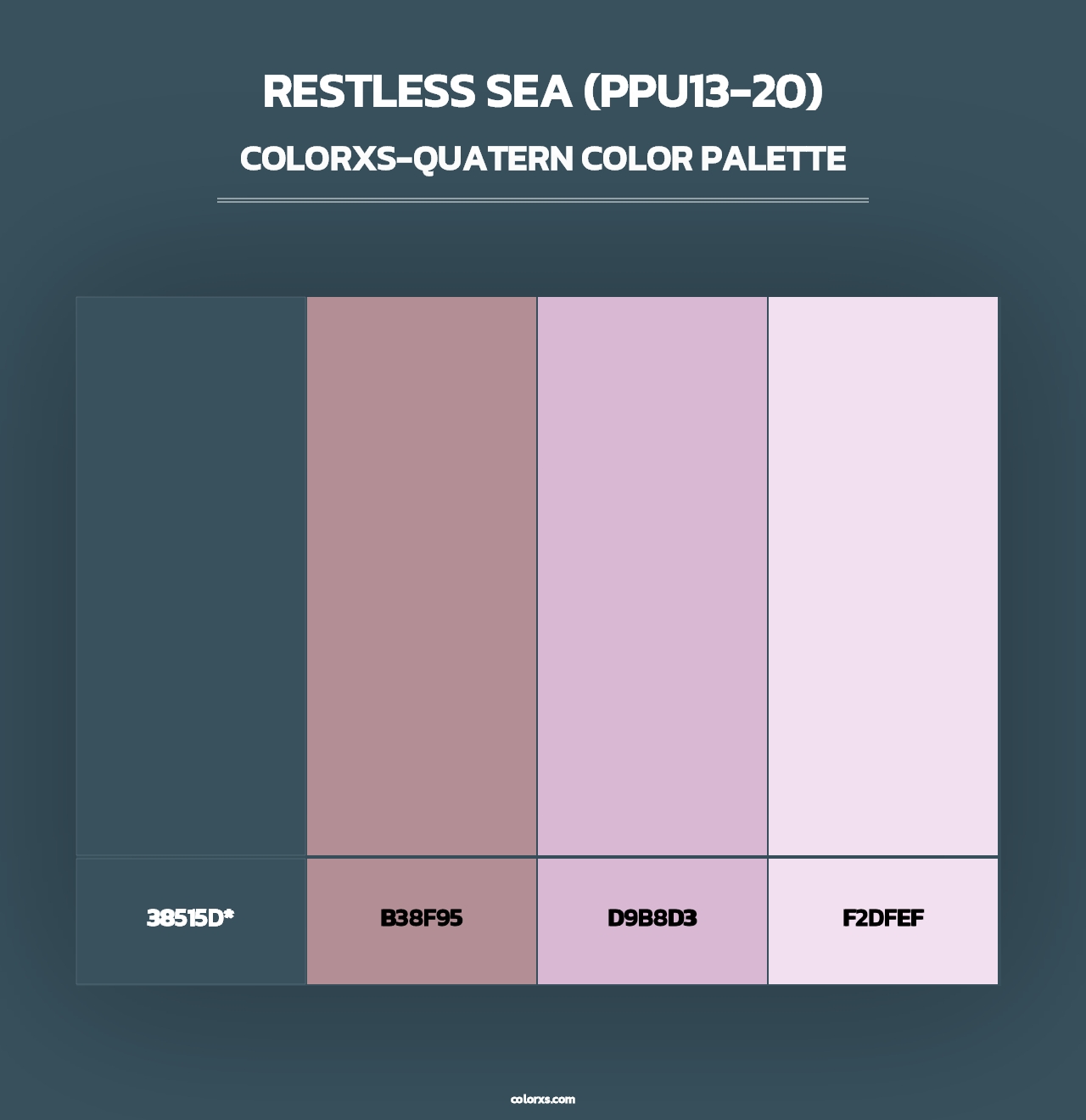 Restless Sea (PPU13-20) - Colorxs Quad Palette