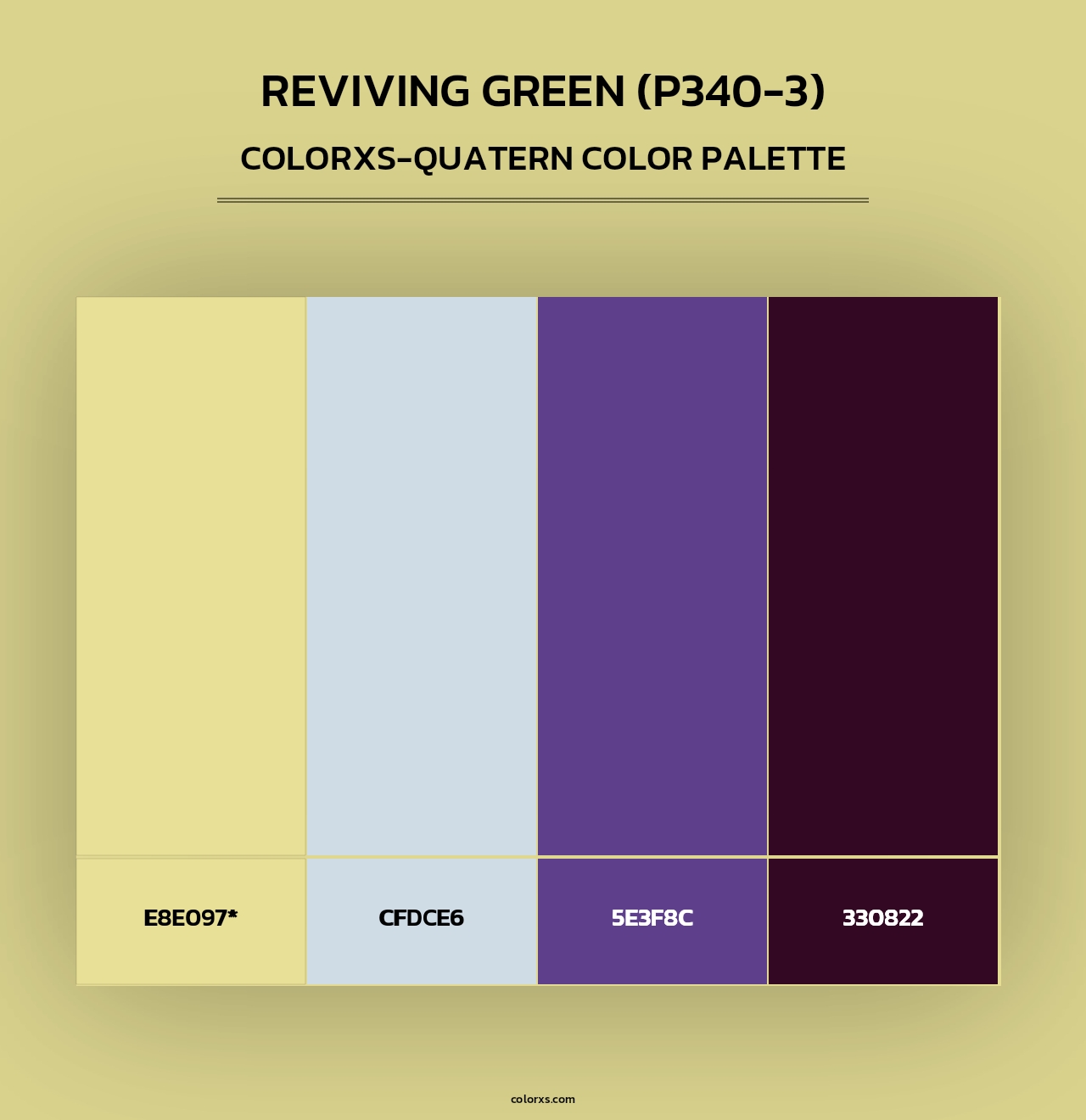Reviving Green (P340-3) - Colorxs Quad Palette