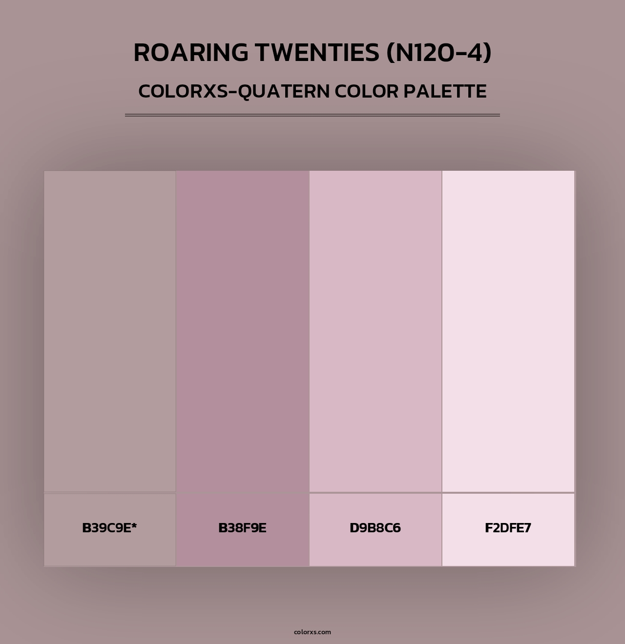 Roaring Twenties (N120-4) - Colorxs Quad Palette