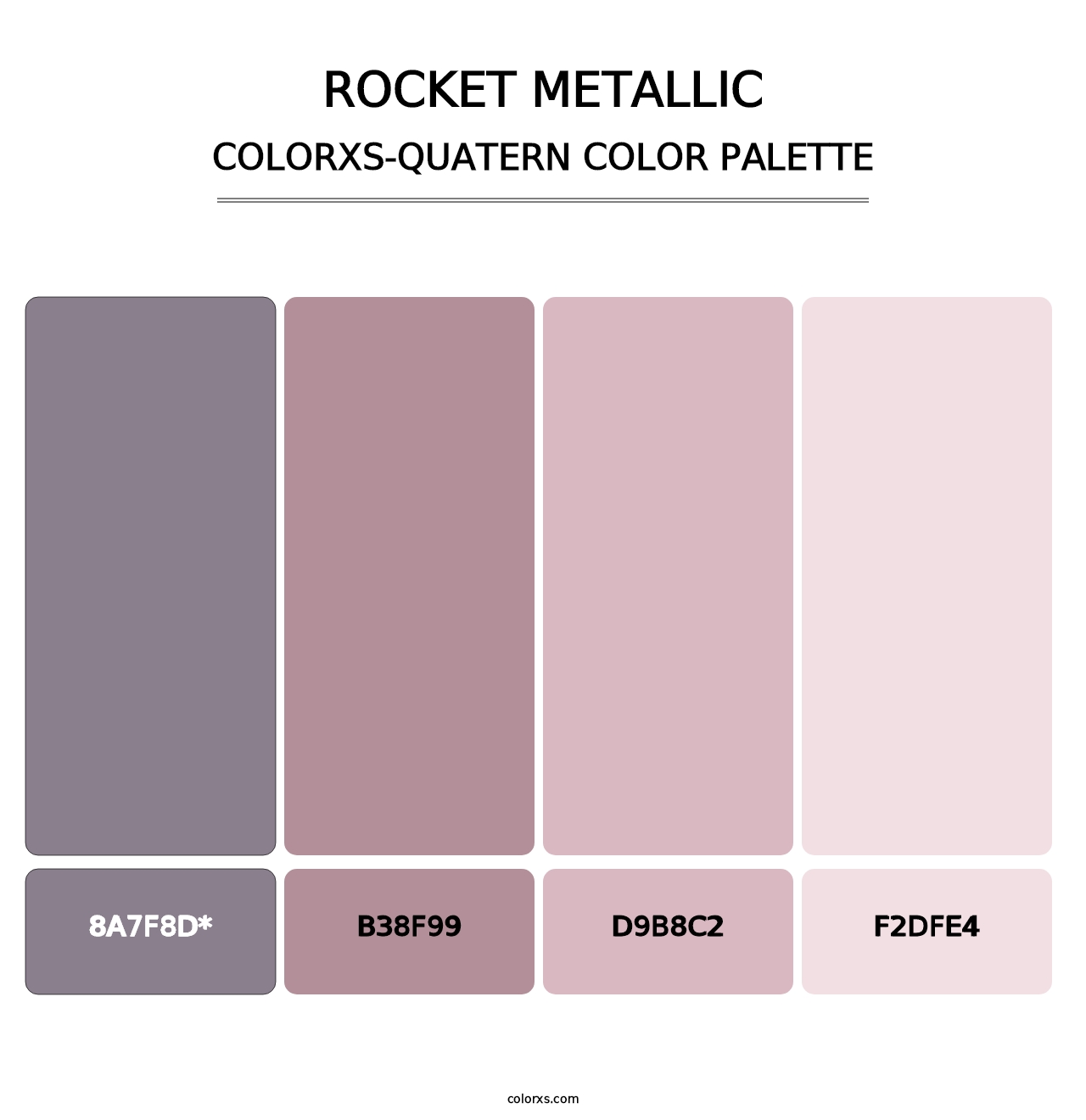 Rocket Metallic - Colorxs Quatern Palette