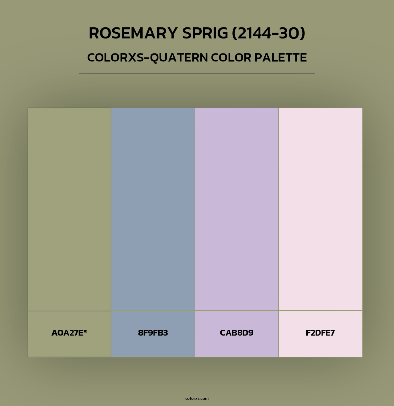 Rosemary Sprig (2144-30) - Colorxs Quad Palette