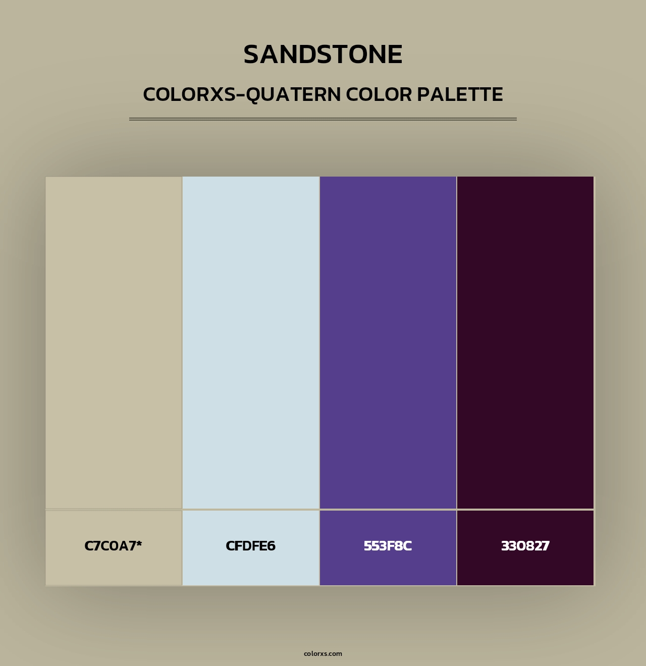 Sandstone - Colorxs Quad Palette