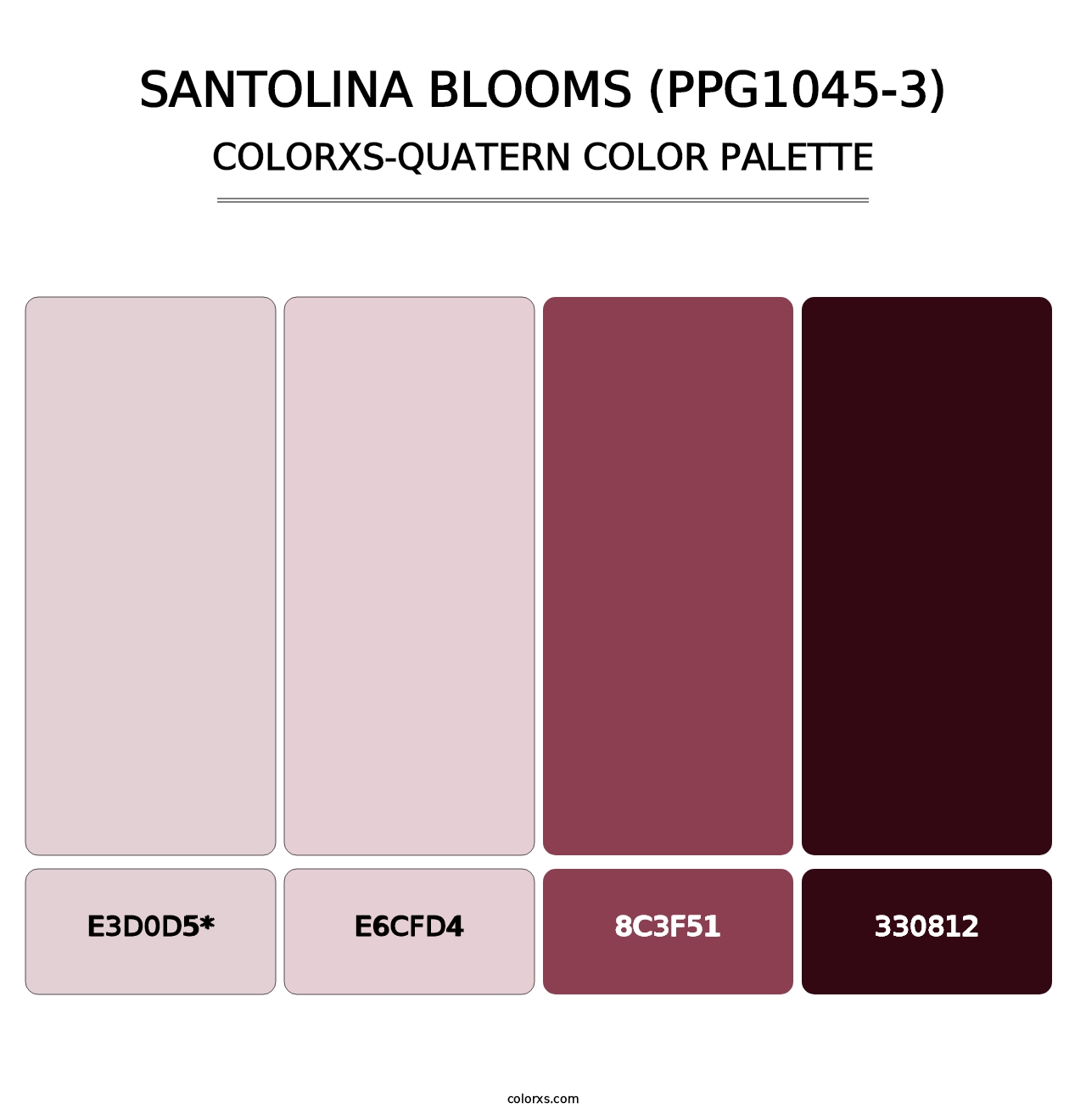 Santolina Blooms (PPG1045-3) - Colorxs Quatern Palette