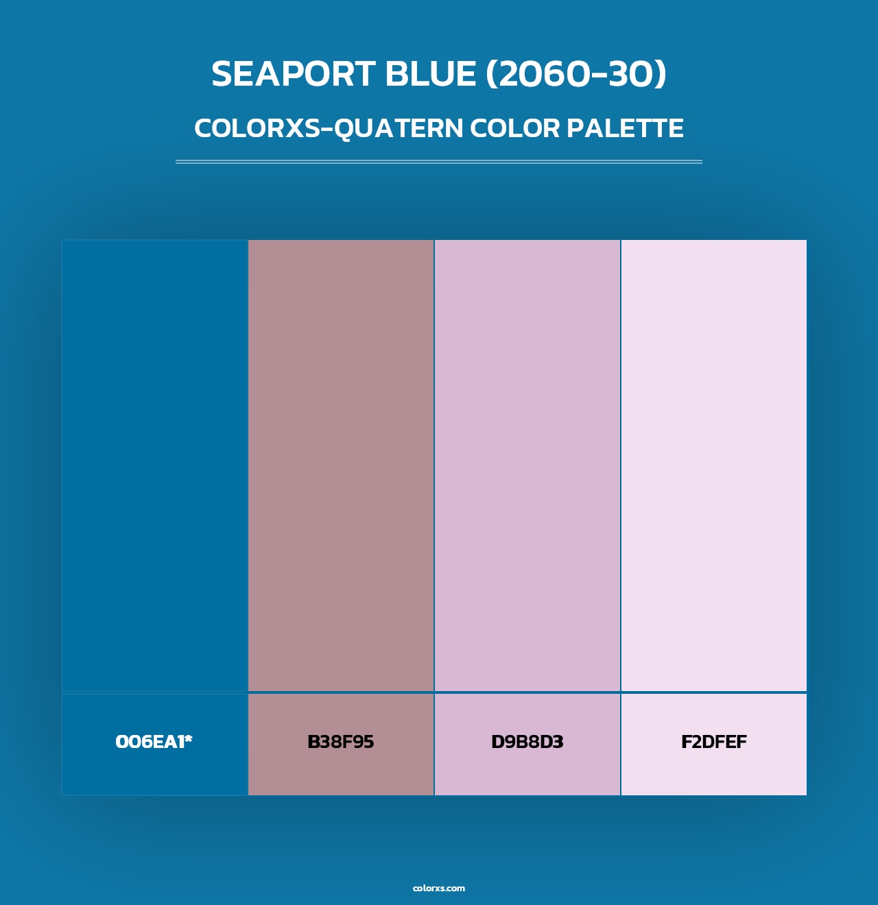 Seaport Blue (2060-30) - Colorxs Quad Palette