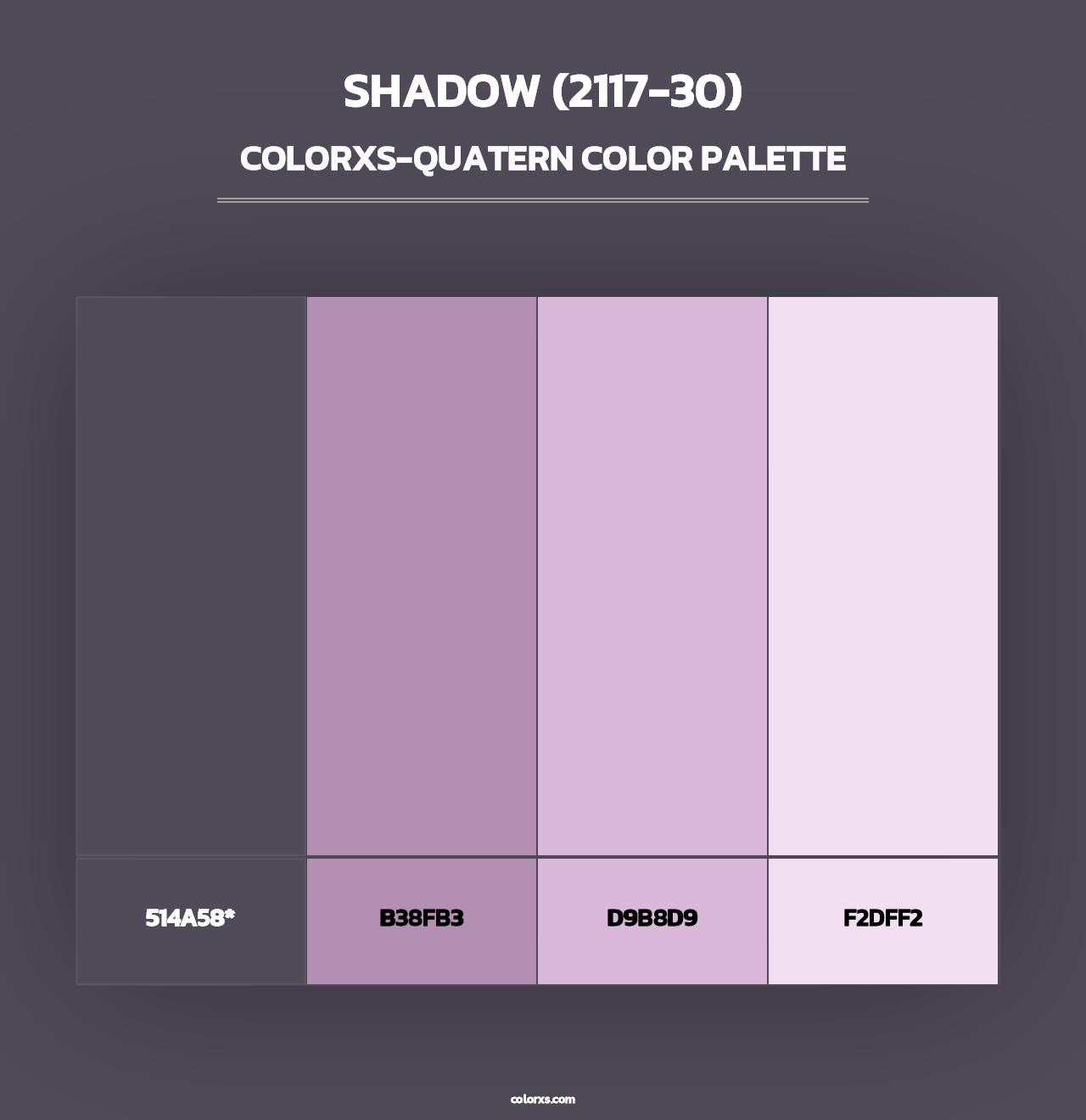 Shadow (2117-30) - Colorxs Quad Palette